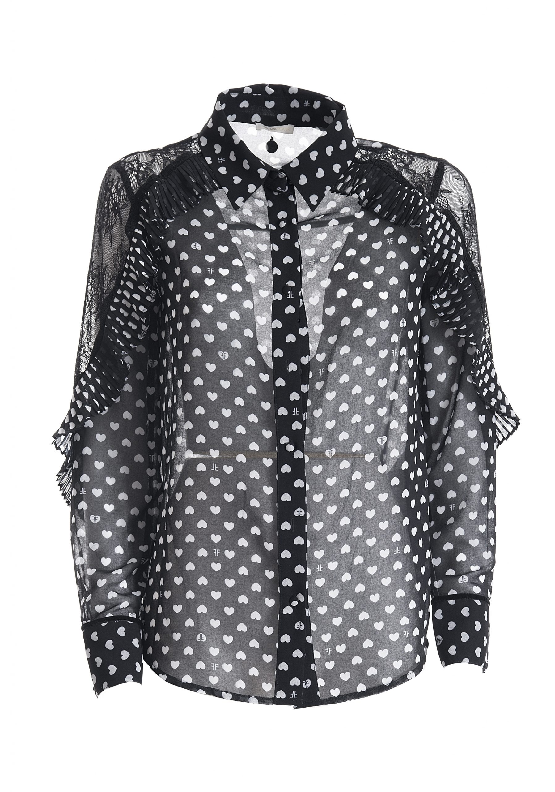 Camicia cuori Fracomina